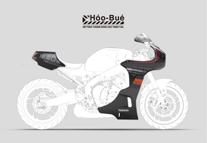 XSR900 C-S kit upgrade set (Fairing/Belly Pan/Single seat cover XSR900 C-S kit upgrade set (Fairing/Belly Pan/Single seat cover
