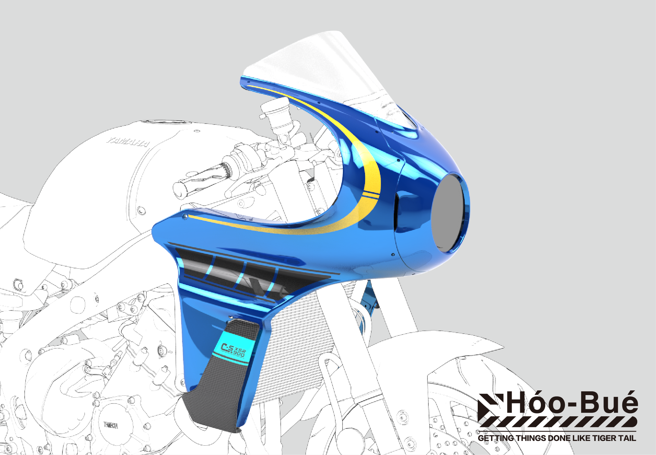 XSR900 C-S Fairing 2022+ – HooBue XSR900 C-S Fairing 2022+ – HooBue