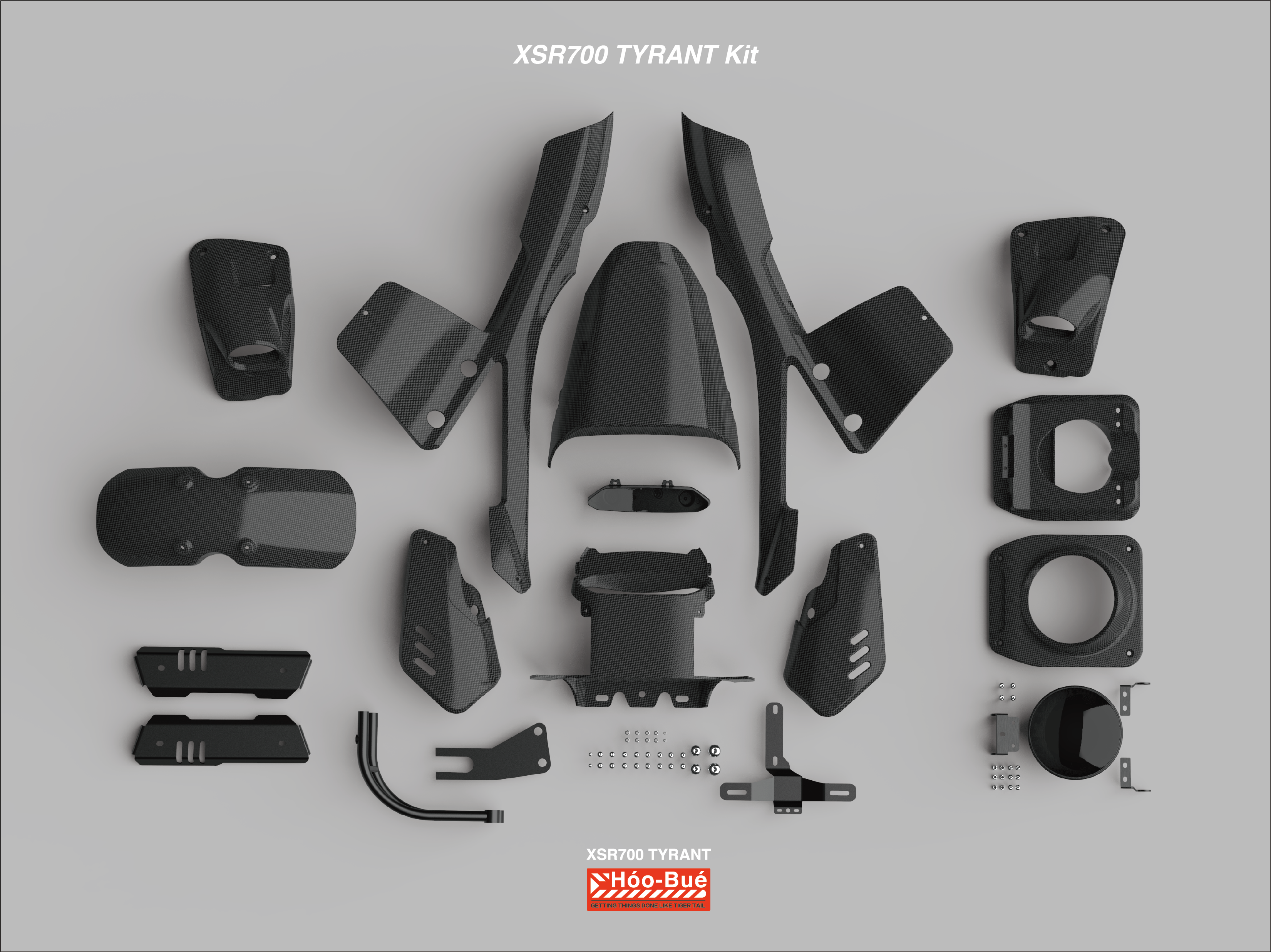 Carbon Fiber XSR700 TYRANT Kit